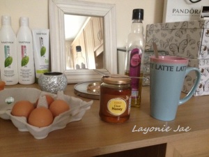 Ingredients for Layonie Jae's Egg Shampoo